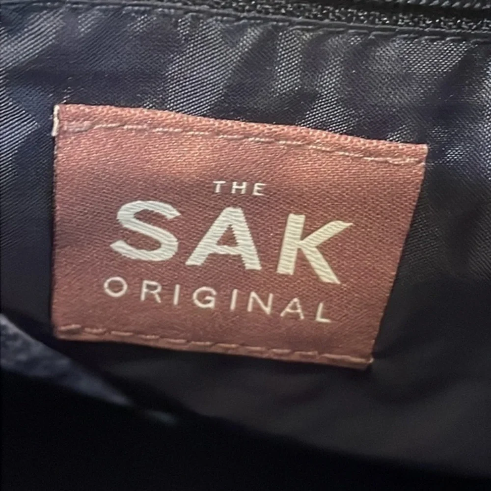 THE SAK‎ ORIGINAL Navy Blue Woven Shoulder Bag